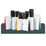 Eight Side Seal Colorful Sides Coffee Bag with Side Zipper