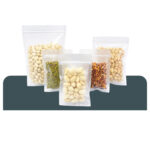 Flat Bottom Matt Zipper Bag