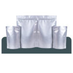 Stand Up Pure Aluminum Zipper Bag